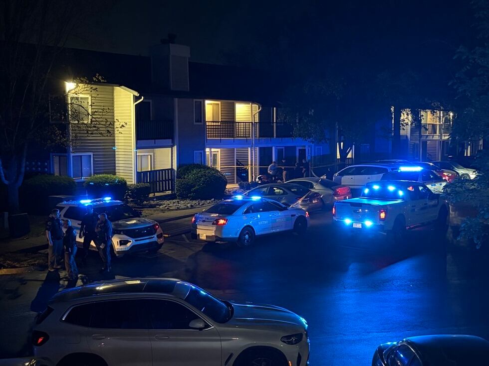 A man was shot dead in front of his family inside an apartment in Antioch, Tennessee.