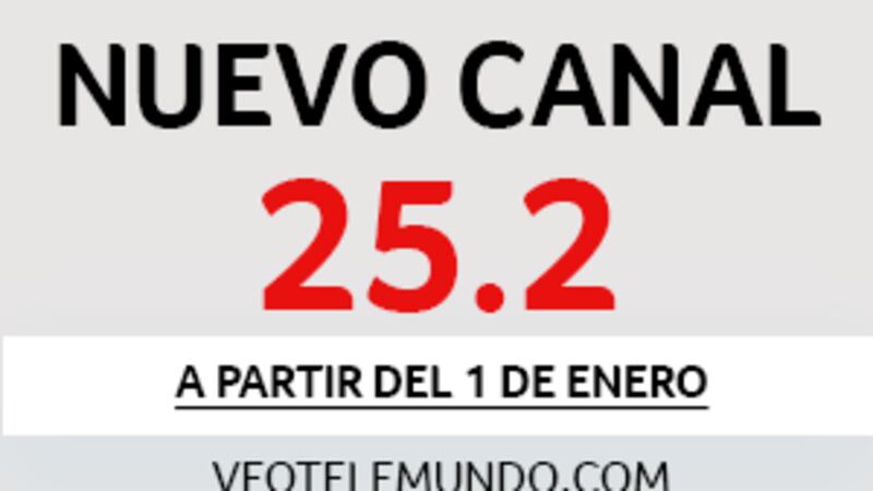 Nueva señal para Telemundo Lafayette a partir del 1° de enero de 2026