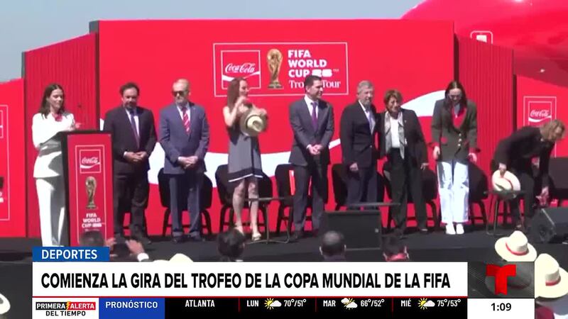 Comienza la gira del trofeo de la Copa Mundial de la FIFA