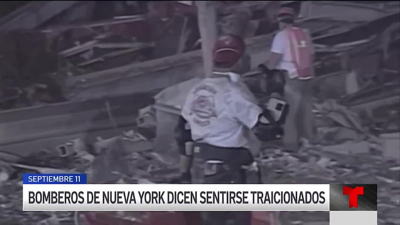 Bomberos de Nueva York en la zona cero de los ataques del 11 de Septiembre aseguran sentirse...